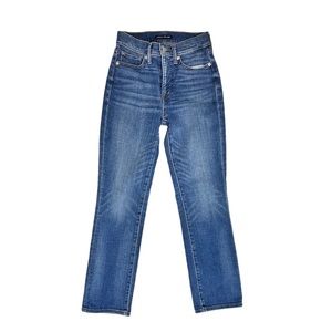 Women's Cropped Lucky Brand High Rise Zoe Straight Jeans
